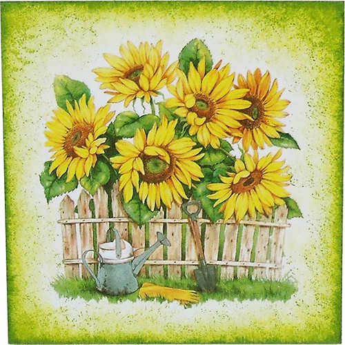 Obrázek decoupage bez rám.: Slunečnice 04 — foto 1
