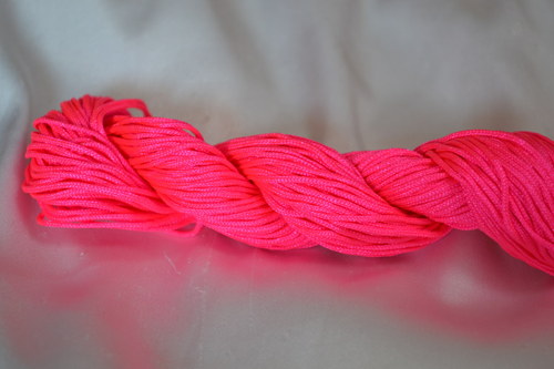Šnúrka nylonová neonová ružová, 0.8mm
