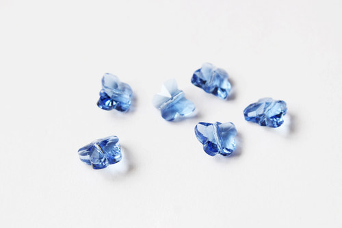2ks - Swarovski motýlek - 6 mm — foto 1