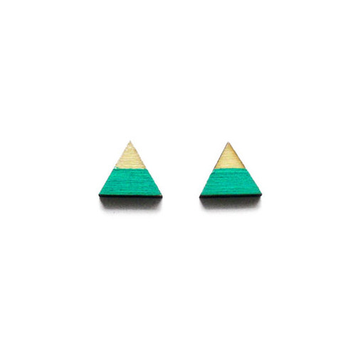 Náušnice PLAY-WOOD - Triangle — foto 1