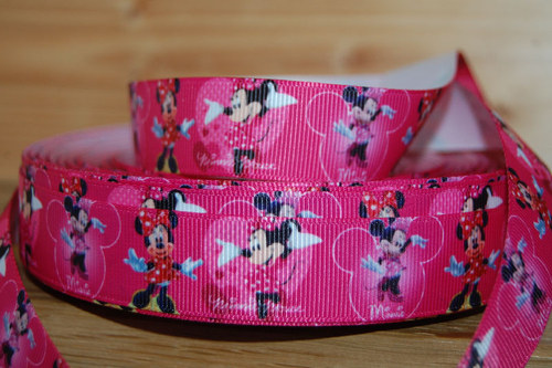 Stuha rypsová š.22 mm: Minnie — foto 1