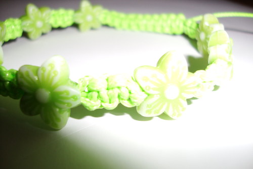 Náramek drhaný macramé — foto 1
