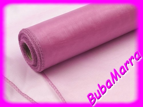 ~ ORGANZA ~ šíře 21 cm ~ SVATEBNÍ ~ SV. FIALOVÁ