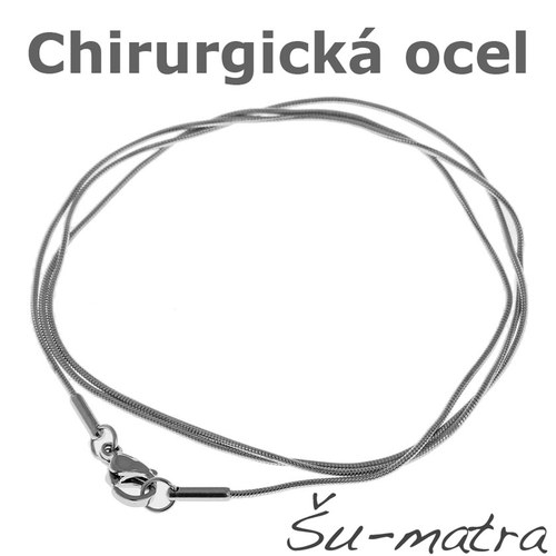 Řetízek z nerezové oceli, 1 mm (45 cm)