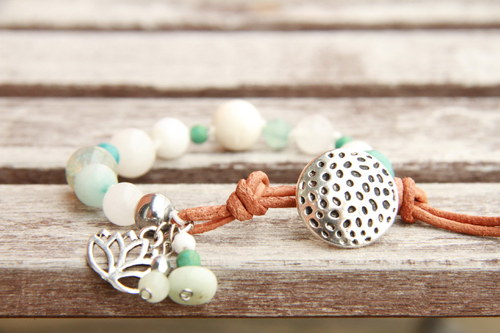 Boho náramok-aqua — foto 1