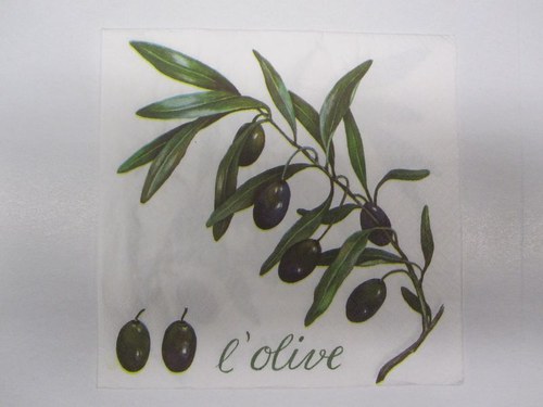 Ubrousek na decoupage Olivy 2, 1ks