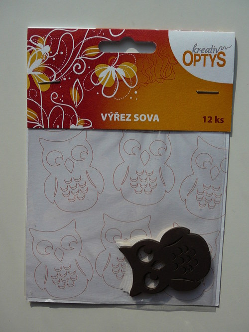 Výřezy sova 12 ks — foto 1
