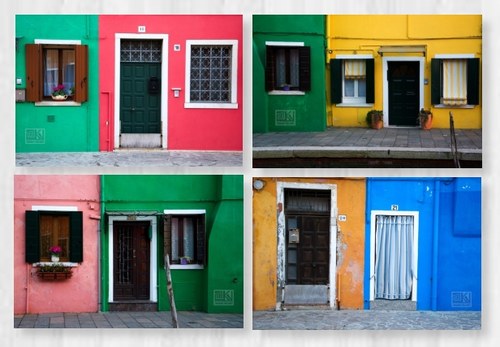 272. Burano - sada 4 autorských fotorafií