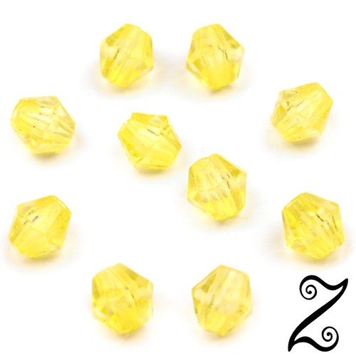 Lucerna, žlutá, 4 mm (100ks)
