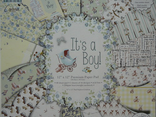 Čtvrtky Itś a boy!, 30,5x30,5 cm, 16 ks