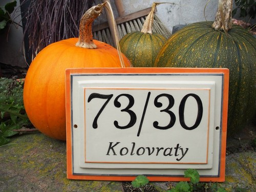 Keramické domovní číslo — foto 1