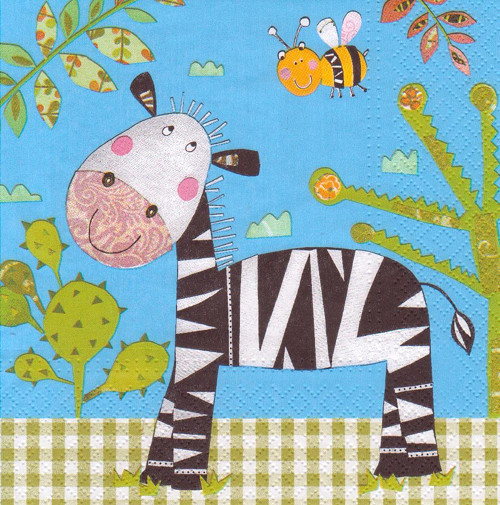 Ubrousek - zebra — foto 1
