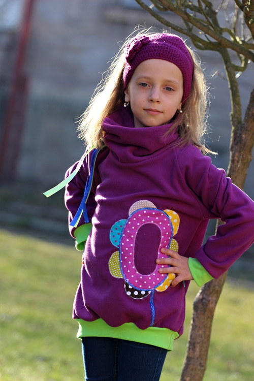 Mikinka "flower" — foto 1