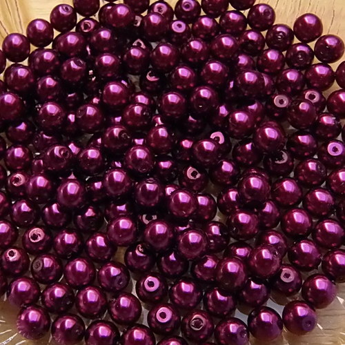 Voskované perly 4 mm