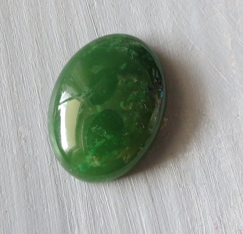 Nefrit, kabošon 13x18mm č.5 — foto 1