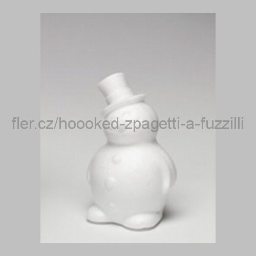 Polystyrenový sněhulák v.170 mm — foto 1
