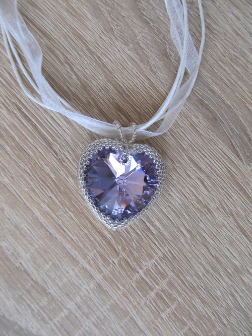 Zamilovaný Swarovski fialkový