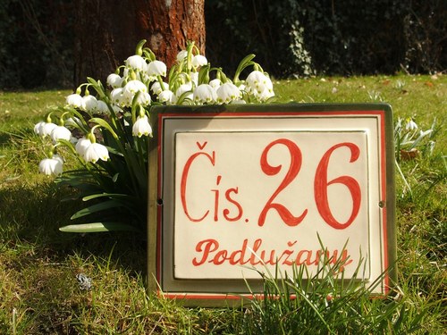 Keramické číslo na zakázku — foto 1