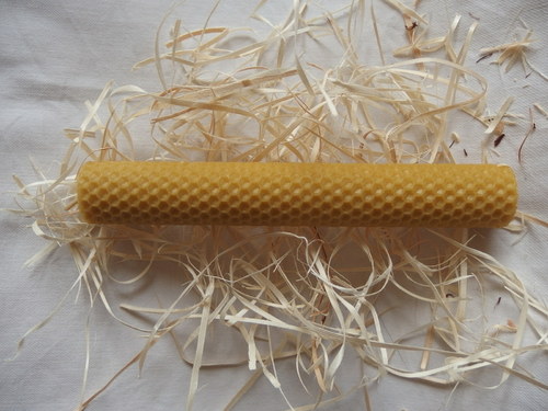 Svíčka ze včelího vosku - Válec - 20 cm