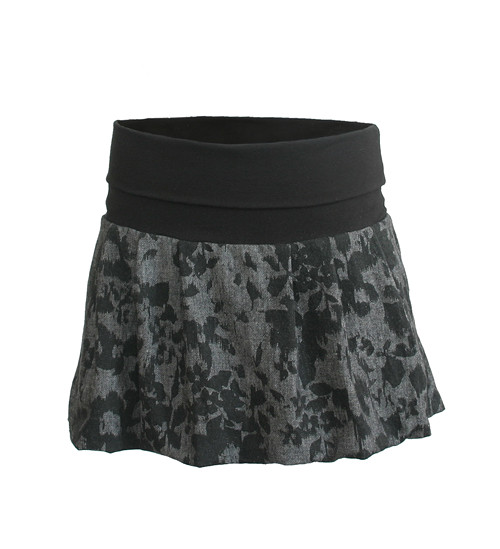 Grey flowers - bubble skirt — foto 1