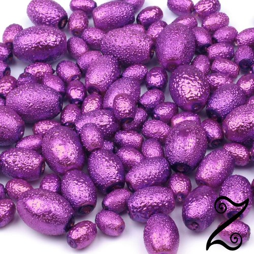 Zigana oválky, vínová fuchsie, (25g)