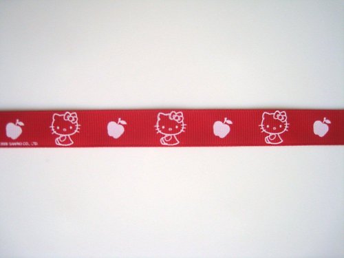 Žebrovaná stuha HELLO KITTY III. — foto 1