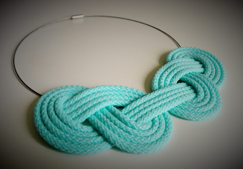 Náhrdelník Loop Tyrkys light — foto 1