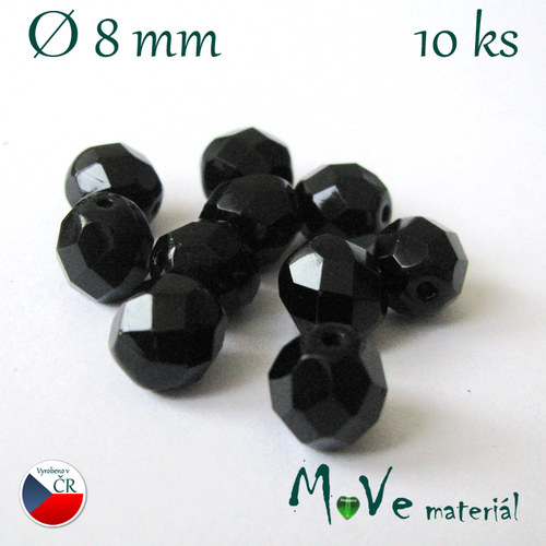 České ohňovky 8mm, 10ks, černé — foto 1
