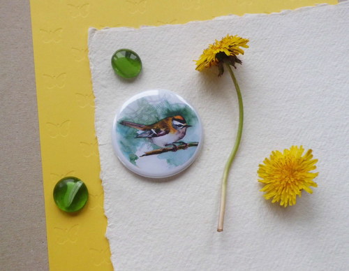 Králíček ohnivý. Magnet 56mm. — foto 1