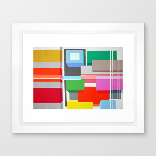 REPRODUKCE V RÁMU - HARMONIE SVĚTŮ, 20x30 cm