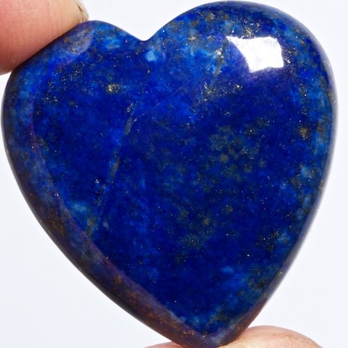 Lapis lazuli- kabošon, 30x30 mm — foto 1