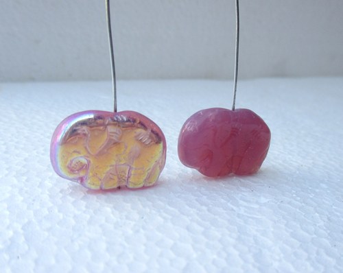 Lila sloni 23x16 cm 2 ks — foto 1