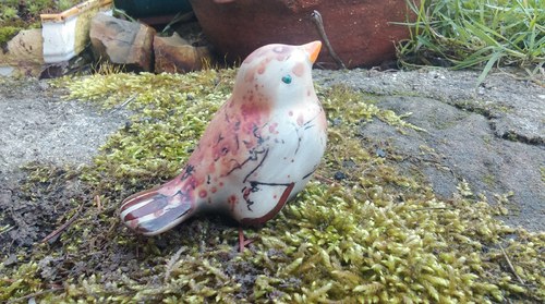 Ptáček 4/4 - RAKU — foto 1