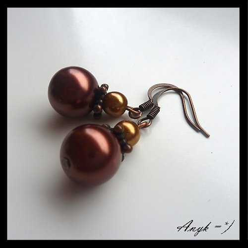 CHOCO-BALLS - Náušnice — foto 1