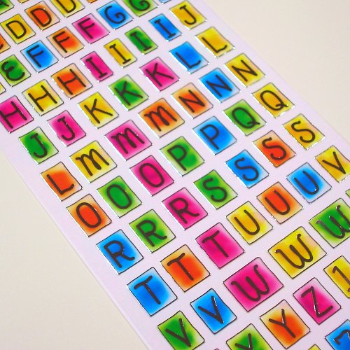 Samolepky - ALPHABET — foto 1