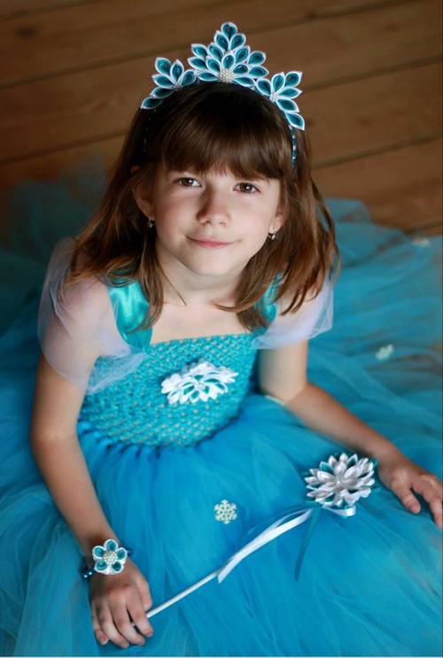 Tutu šaty Elsa Frozen