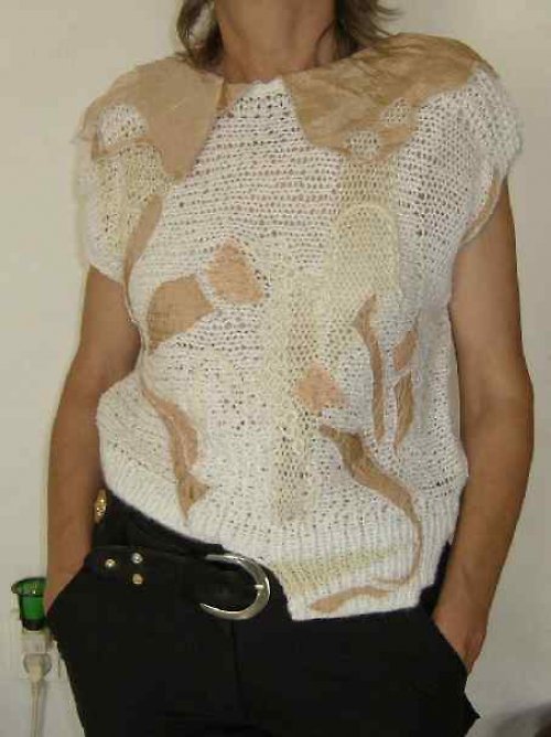Romantická bílá halenka vel. M/L — foto 1