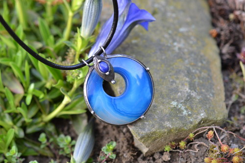 Koloběh..achát a lapis lazuli — foto 1