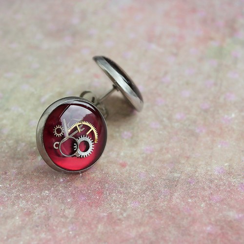 Burgundy circles — foto 1