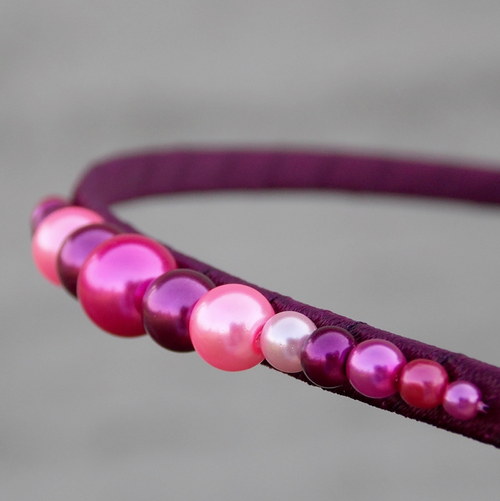Fuchsia Bubbles - čelenka... — foto 1