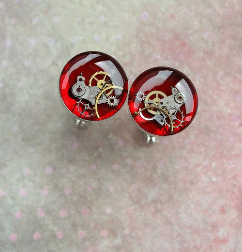 Manžetové knoflíčky /red/ — foto 1