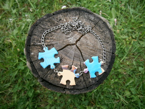 Náhrdelník Puzzle