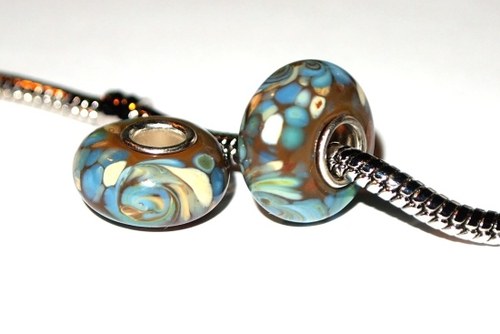 Pandorka s jednotným středem! 14x7mm na řetízek