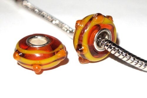 Pandorka s jednotným středem! 14x7mm na řetízek