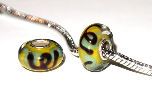 Pandorka s jednotným středem! 14x7mm na řetízek