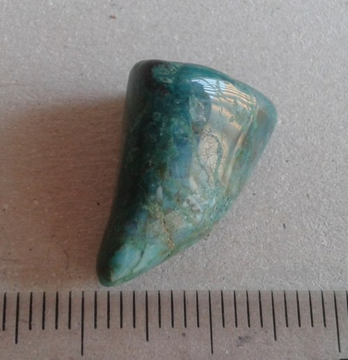 Chryzokol - tromlovaný L-38 — foto 1