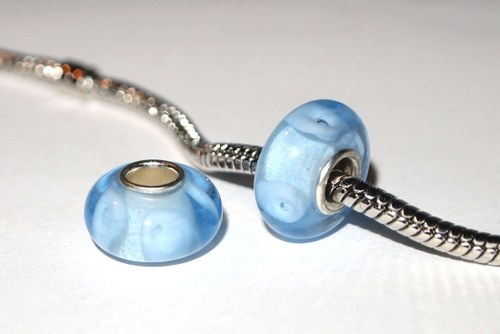 Pandorka s jednotným středem! 14x7mm na řetízek