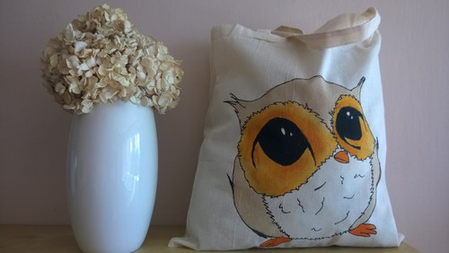 Plátěná taška Owls 2 — foto 1