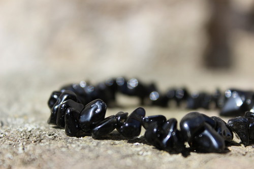 Onyx.. Minerálový náramek. — foto 1