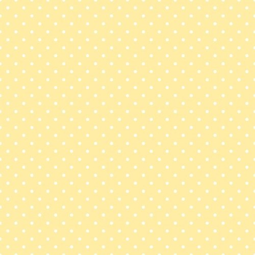 Látka QT puntík yellow — foto 1